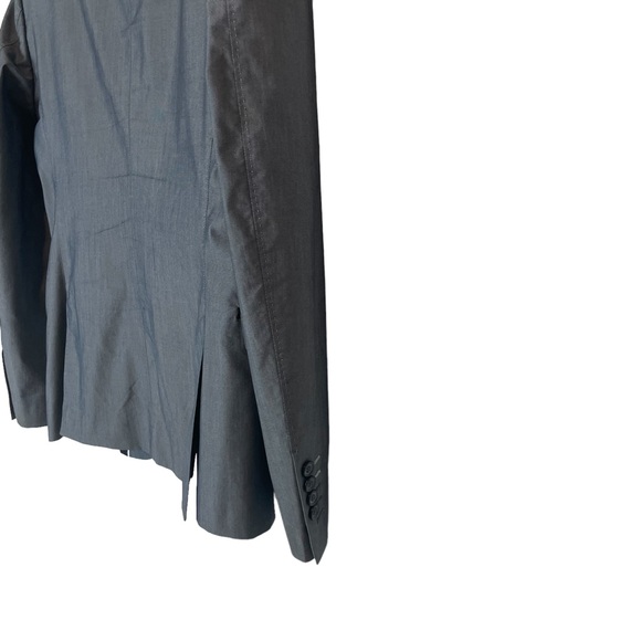 Zara Man Black Tag Gray Suit Blazer Sz US 38 Formal EUC - Picture 5 of 9